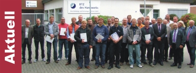 Zertifikat f&uuml;r Schwei&szlig;fachm&auml;nner